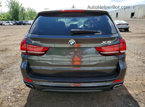 5UXKT0C53G0S76110 2016 BMW X5 Gray Вид ззаду