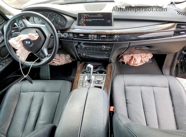 5UXKT0C53G0S76110 2016 BMW X5 Gray Вид панелі приладів