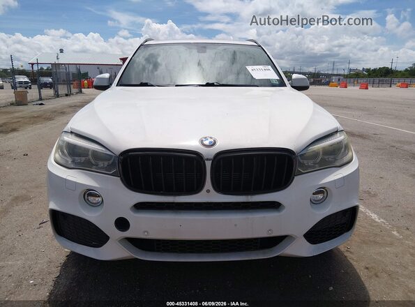 5UXKT0C53G0S78066 2016 BMW X5 White Вид спереду