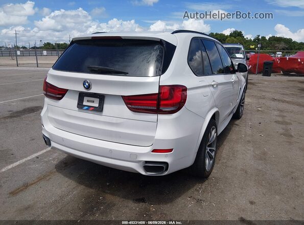 5UXKT0C53G0S78066 2016 BMW X5 White Задня права чверть