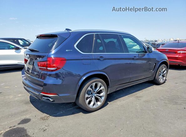 5UXKT0C56J0W01937 2018 BMW X5 Blue უკანა მარჯვენა