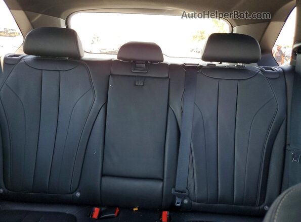 5UXKT0C56J0W01937 2018 BMW X5 Blue უკანა სავარძლების ხედი