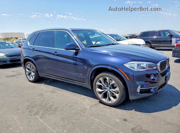 5UXKT0C56J0W01937 2018 BMW X5 Blue წინა მარჯვენა