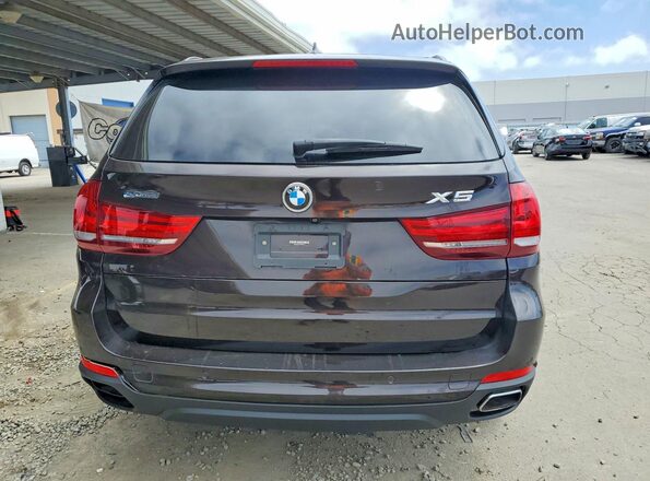 5UXKT0C57G0F75473 2016 BMW X5 Brown Հետևի տեսք