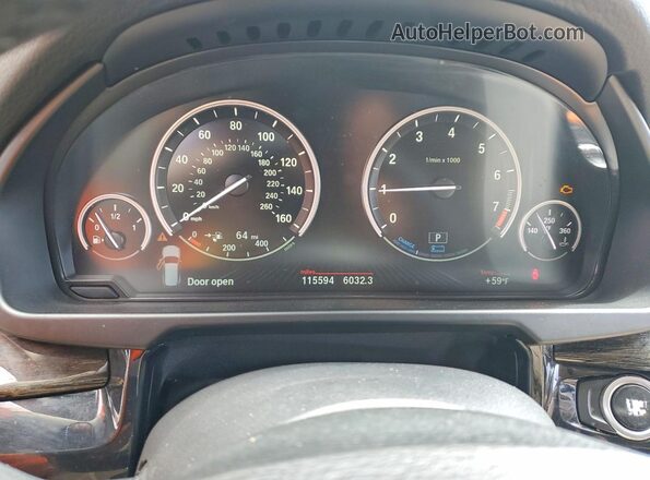 5UXKT0C57G0F75473 2016 BMW X5 Brown Սարքավորումների վահանակի տեսք
