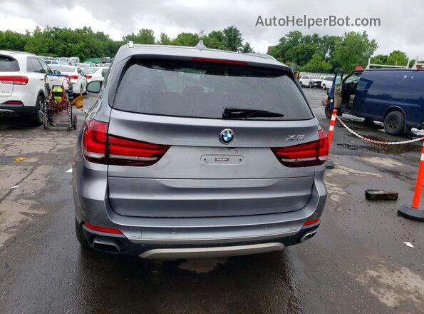 5UXKT0C57J0W03387 2018 BMW X5 Silver Вид ззаду