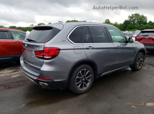 5UXKT0C57J0W03387 2018 BMW X5 Silver Задня права чверть