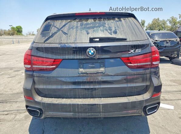 5UXKT0C59J0W01169 2018 BMW X5 Black Вид ззаду
