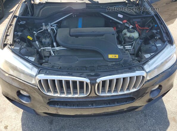 5UXKT0C59J0W01169 2018 BMW X5 Black Вид підкапотного простору