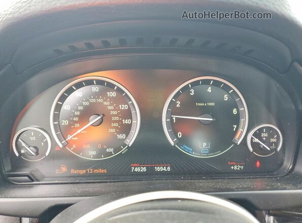 5UXKT0C5XJ0W02122 2018 BMW X5 Blue Вид щитка приладів
