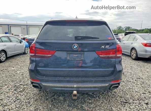 5UXKT0C5XJ0W02122 2018 BMW X5 Blue Вид ззаду