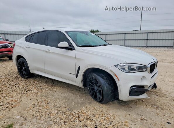 5UXKU0C51J0G80692 2018 BMW X6 White Front right