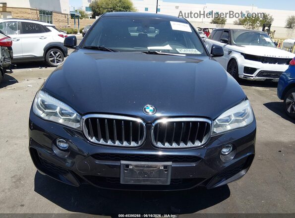 5UXKU0C57G0F92884 2016 BMW X6 Black Widok zestawu wskaźników