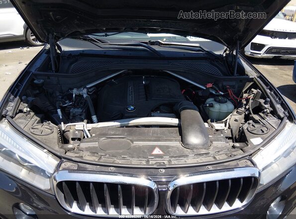 5UXKU0C57G0F92884 2016 BMW X6 Black Widok z tyłu