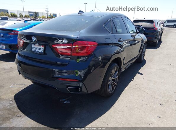 5UXKU0C57G0F92884 2016 BMW X6 Black Tył prawy