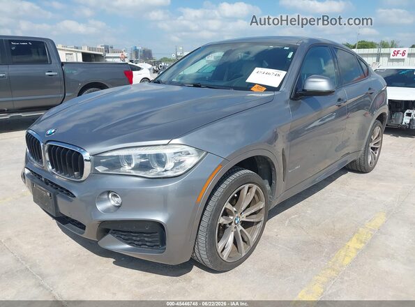 5UXKU0C5XG0F92359 2016 BMW X6 Gray Przód lewy