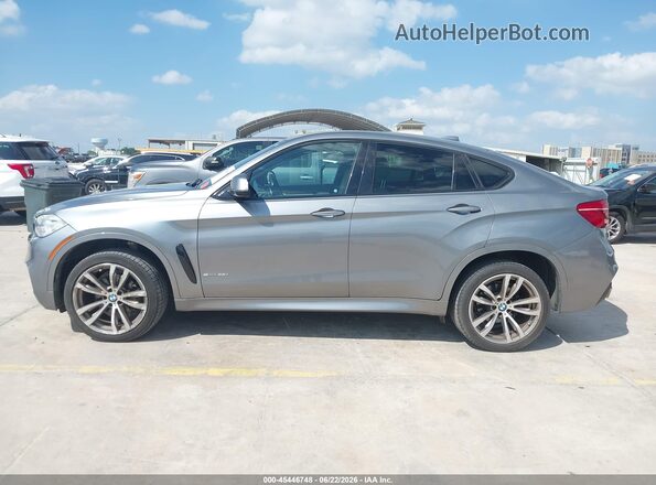 5UXKU0C5XG0F92359 2016 BMW X6 Gray Widok wnętrza 360 stopni