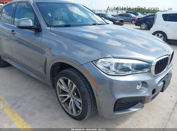 5UXKU0C5XG0F92359 2016 BMW X6 Gray Widok z przodu