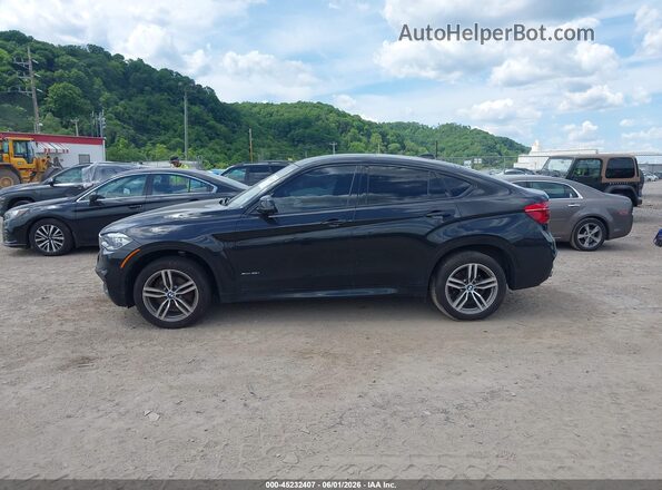 5UXKU2C32H0X47415 2017 BMW X6 Black 
