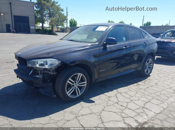 5UXKU2C50G0N83629 2016 BMW X6 Black Передня ліва чверть