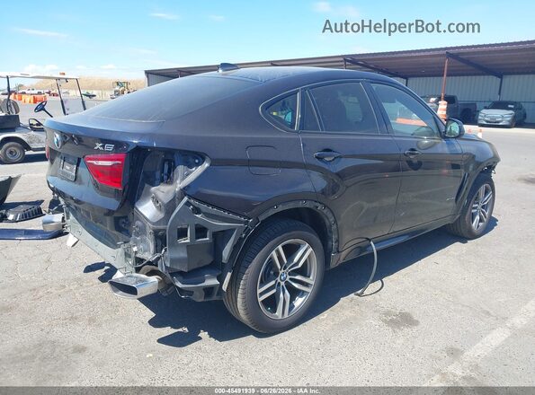 5UXKU2C50G0N83629 2016 BMW X6 Black Задня права чверть