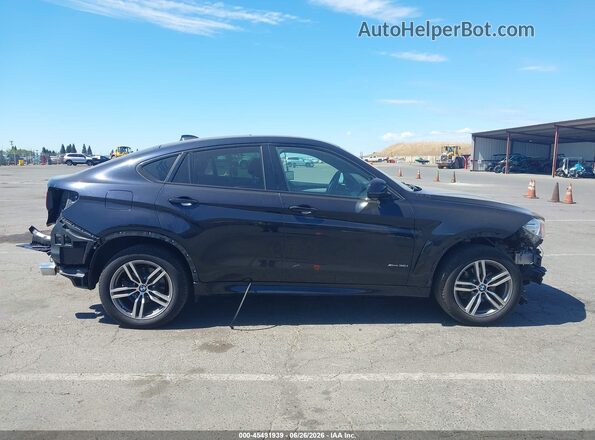 5UXKU2C50G0N83629 2016 BMW X6 Black Панорамний вид салону 360°