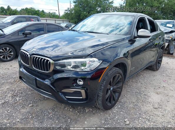 5UXKU2C50J0X49235 2018 BMW X6 Black Vista tres cuartos delantera izquierda