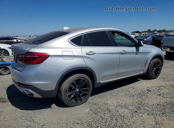 5UXKU2C51G0N83459 2016 BMW X6 Серебряный Задняя правая четверть