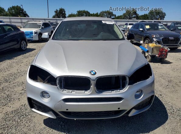 5UXKU2C51G0N83459 2016 BMW X6 Серебряный Вид спереди