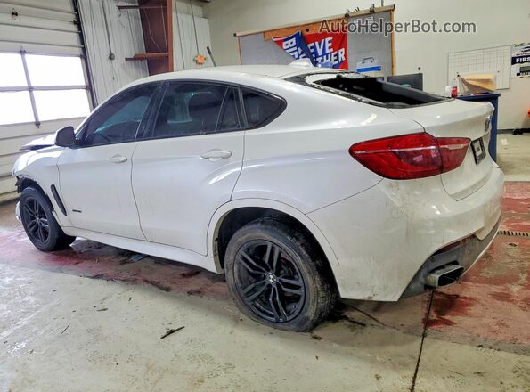 5UXKU2C53G0N83754 2016 BMW X6 White 