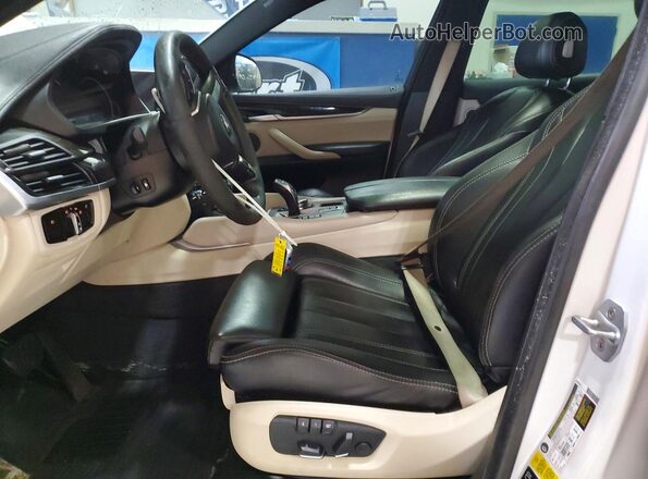 5UXKU2C53G0N83754 2016 BMW X6 White 