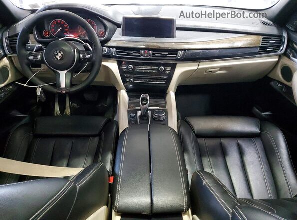 5UXKU2C53G0N83754 2016 BMW X6 White 