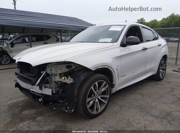 5UXKU2C53K0Z65632 2019 BMW X6 Белый Передняя левая четверть