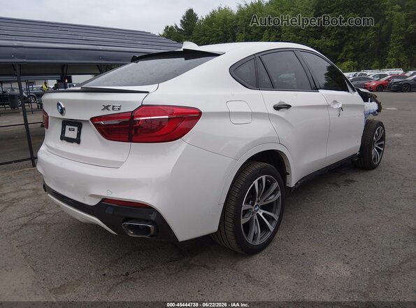 5UXKU2C53K0Z65632 2019 BMW X6 Белый Задняя правая четверть