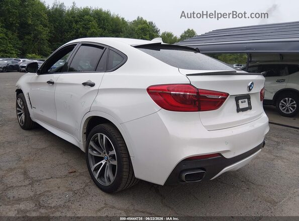 5UXKU2C53K0Z65632 2019 BMW X6 Белый Задняя левая четверть