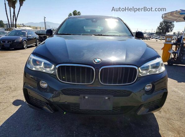 5UXKU2C54K0Z64876 2019 BMW X6 Black Vista frontal