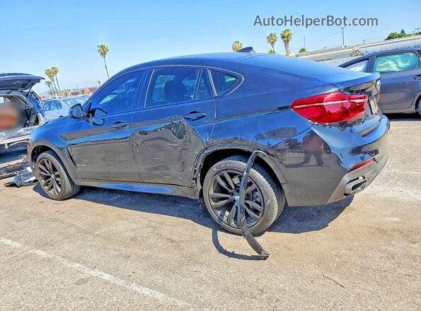 5UXKU2C54K0Z64876 2019 BMW X6 Black Trasero izquierdo