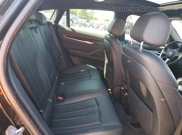 5UXKU2C54K0Z64876 2019 BMW X6 Black Vista interior trasera