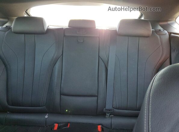 5UXKU2C54K0Z64876 2019 BMW X6 Black Vista de los asientos traseros