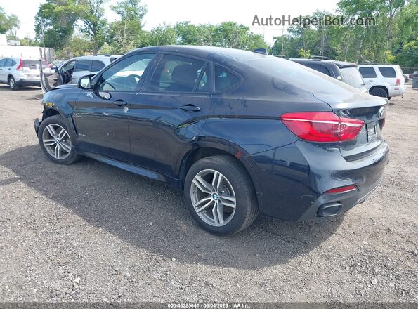 5UXKU2C56J0X50261 2018 BMW X6 Black უკანა მარცხენა