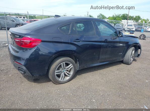 5UXKU2C56J0X50261 2018 BMW X6 Black უკანა მარჯვენა