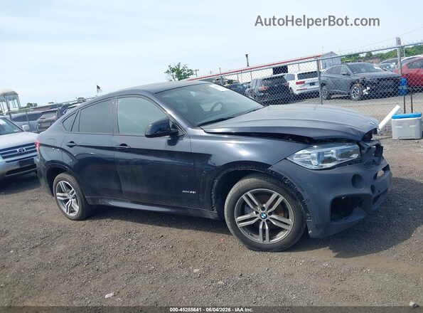 5UXKU2C56J0X50261 2018 BMW X6 Black უკანა სალონის ხედი