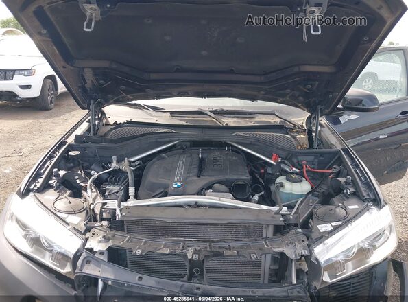 5UXKU2C56J0X50261 2018 BMW X6 Black უკანა ხედი