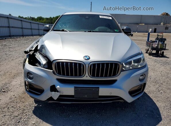 5UXKU2C56J0X51667 2018 BMW X6 Silver წინა ხედი