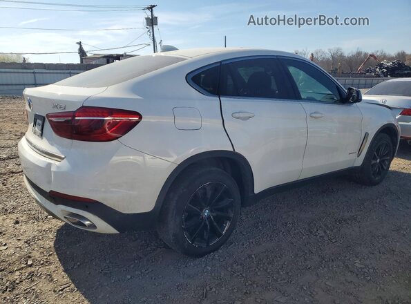5UXKU2C56K0Z64118 2019 BMW X6 White უკანა მარჯვენა