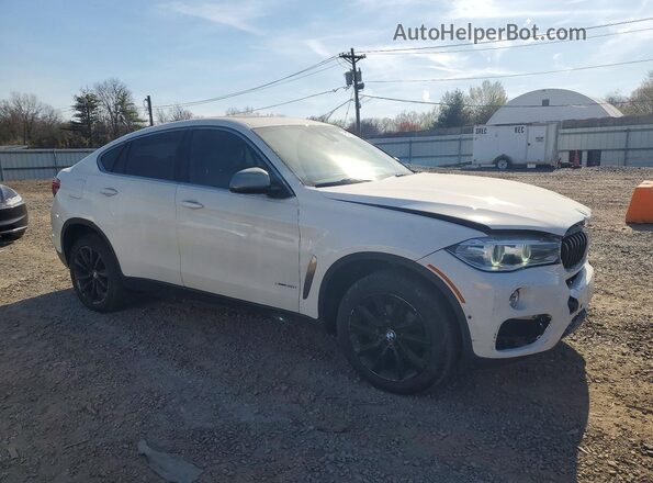 5UXKU2C56K0Z64118 2019 BMW X6 White წინა მარჯვენა