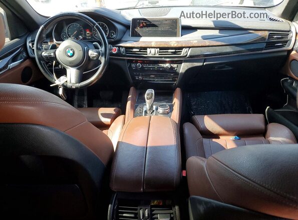 5UXKU2C57G0N78878 2016 BMW X6 Черный Вид панели приборов