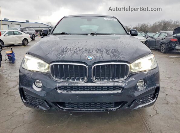 5UXKU2C58G0N82065 2016 BMW X6 Blue წინა ხედი
