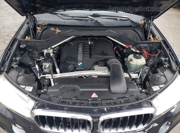 5UXKU2C58G0N82065 2016 BMW X6 Blue ძრავის განყოფილების ხედი