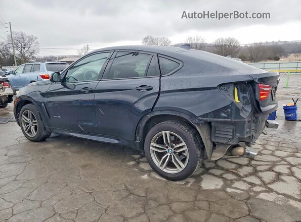 5UXKU2C58G0N82065 2016 BMW X6 Blue უკანა მარცხენა
